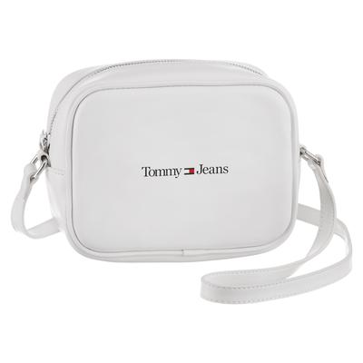 Mini Bag TOMMY JEANS "CAMERA BAG", Damen, weiß (sanftes weiß), Lederimitat, Taschen, Handtasche Damen Tasche Damen Schultertasche