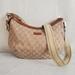 Gucci Bags | Gucci Monogram Canvas Half Moon Crossbody Bag | Color: Cream/Tan | Size: L 13.25", H 8.5"