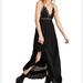 Free People Dresses | Free People Adelia Maxi Slip Dress Only Worn Once Out To Eat. Size S | Color: Black | Size: Xs