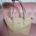 Coach Bags | Authentic Coach Tote Bag | Color: Cream/Tan | Size: Os