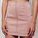 Free People Skirts | Free People Modern Femme Denim Bodycon Mini Skirt Pink Blush Size 4 | Color: Pink | Size: 4