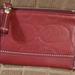 Coach Bags | Coach Dark Red, Embossed Coin Purse | Color: Red | Size: 4 1/2" X 3 1/4"