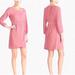J. Crew Dresses | J Crew Velour "Wrap" Short Dress In Dusty Rose Pink Size 0 | Color: Pink | Size: 0