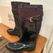 Burberry Shoes | Burberrry Belted Gabardine Detail Rain Boots | Color: Black | Size: 9