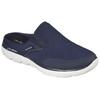 Clog SKECHERS "SUMMITS", Herren, Gr. 48,5, blau (navy), Textil, sportlich, Schuhe Sommerschuh, Sommerschuh, Schlappen, Urlaub, im sportiven Look