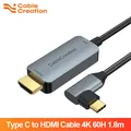 Cablejuice-Câble USB Type C vers HDMI 4K 60Hz HDR 18Gbps 90 Angle Droit pour SONY MacPlePro