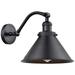 Briarcliff 8" LED Sconce - Matte Black Finish - Matte Black Shade