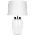 Safavieh Evan Fillable Glass Clear 22 Inch Table Lamp - LIT4066A