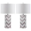 Safavieh Chevron Stripe 27 Inch Table Lamp - LIT4136C-SET2