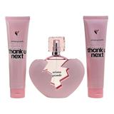 Thank U Next for Women by Ariana Grande 3 PC Gift Set (Eau De Parfum 3.4 oz + Body Souffle 3.4 oz + B&S/G 3.4 oz)