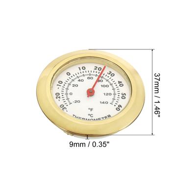 1.5” Mini Indoor Outdoor Thermometer °C/°F Tem...