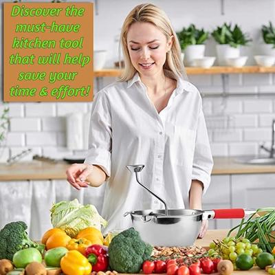Food Mill with Bowl and 3 Grinding Discs(Black)3