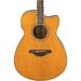 Yamaha FSC-TA TransAcoustic Concert Cutaway Acoustic-Electric Guitar Vintage Tint