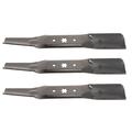 (3) Lawn Mower Blades 18-5/8 X 6 Point Star Fits Cub Cadet Mowers w/ 54 Deck