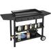 YouYeap 4 Burner Propane Gas Grill Flat Top Griddle Grill Black