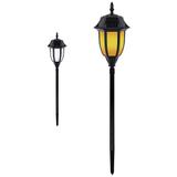 Jolie 42 1/4" High Black LED Solar Pathway Light