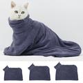 Premium Absorbent Hooded Dog Bathrobe Towel - Quick Drying Pet Towel for Bath & Beach Trips - Luxurious & Soft Bathrobe Towel for Dogs of All Breeds