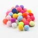 Bite-resistant Entertainment Funny Kitten Puppy Interactive Indoor Play Colorful Cat Toys Pet Accessories Chew Training Toy Cat Stretch Ball 20PCS