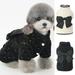 Fuzzy Fuzzy Turtleneck Dog Coat Dress Dog Clothes for Small Dogs Girl Pet Winter Sweater Cat Apparel