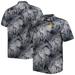 Men's Tommy Bahama Black San Diego Padres Big & Tall Luminescent Fronds Camp IslandZone Button-Up Shirt