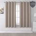 menggutong Blackout Curtains For Bedroom 54 Inches Long Short Room Darkening Window Drapes Thermal Insulated Curtain Panels w/ Grommet 52W X 54L | Wayfair