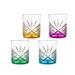 Godinger Silver Art Co Dublin Crystal Rainbow Whiskey Glass 11oz Crystal in Blue/Brown/Green | 3.86 H x 3.23 W in | Wayfair 27635