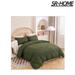 SR-HOME 100% Washed Cotton Super Soft Shabby Elegance Durable 3 Pieces Cotton in Green | Wayfair SR-HOME7ba7b99