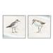 Stupell Industries Soothing Sandpiper Bird Stepping Nautical Beach Sand by Lucca Sheppard - 2 Piece Floater Frame Graphic Art Set on Canvas Canvas | Wayfair