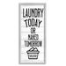 Stupell Industries Laundry Room Rustic Humor Typography Framed Giclee Texturized Wall Art By Kim Allen_aq-600 in Black/Brown | Wayfair