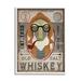 Stupell Industries Vintage Whiskey Logo Sign Giclee Texturized Wall Art By Ryan Fowler Wood in Brown/Green/Orange | 30 H x 24 W x 1.5 D in | Wayfair