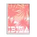 Stupell Industries Tropical Ibiza Palm Trees Giclee Texturized Wall Art By Daphne Polselli Wood in Brown/Pink | 30 H x 24 W x 1.5 D in | Wayfair