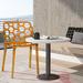 Orren Ellis Berdy Dynamic Modern Dining Side Chair w/ Honeycomb Design Plastic/Acrylic in Orange | 33.75 H x 16.6 W x 19.4 D in | Wayfair