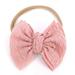 Cathalem Baby Headbands Nylon Toddler Baby Boys Girls Solid Bow Hairband Headwear Headband Turbans Headband Baby Hairband Pink One Size