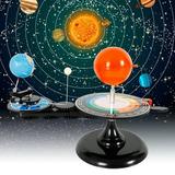 Solar System Earth Moon Sun Orbital Planetarium Model Rotating Model of Earth and Moon Around The Sun Kids Solar System Model Astronomical Science Educational Kits