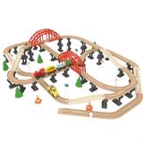 Leo & Friends Railway Bridge Set Wooden Toy Bridge Set for Toy Cars