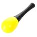 Colorful Cartoon Learning Toys Children Kid Baby Rattle Percussion Toy Maraca Rattles Plastic Sand Hammer Sand Hammer Toy Kids Musical Toy YELLOW