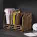 Millwood Pines Graven Desk File w/ Chalkboard Labels Magazine Holder Wood in Brown | 10.3 H x 13.7 W x 11.3 D in | Wayfair