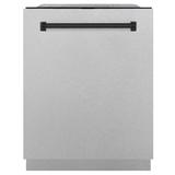 ZLINE Autograph Edition 24" Touch Control Tall Tub Dishwasher in Fingerprint Resistant Stainless Steel in Black | 33.75 H x 24 W x 24.5 D in | Wayfair