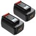 2 Pack 3000mAh 40V MAX Li-Ion Battery for Black and Decker 40 Vlot Power Tools LBX2040 LBXR36