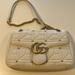 Gucci Bags | Gucci Cream Color With Gold Studding And Large Gold Gg Excellent Condition | Color: Cream/Gold | Size: 12 By 8 By 2 1/2