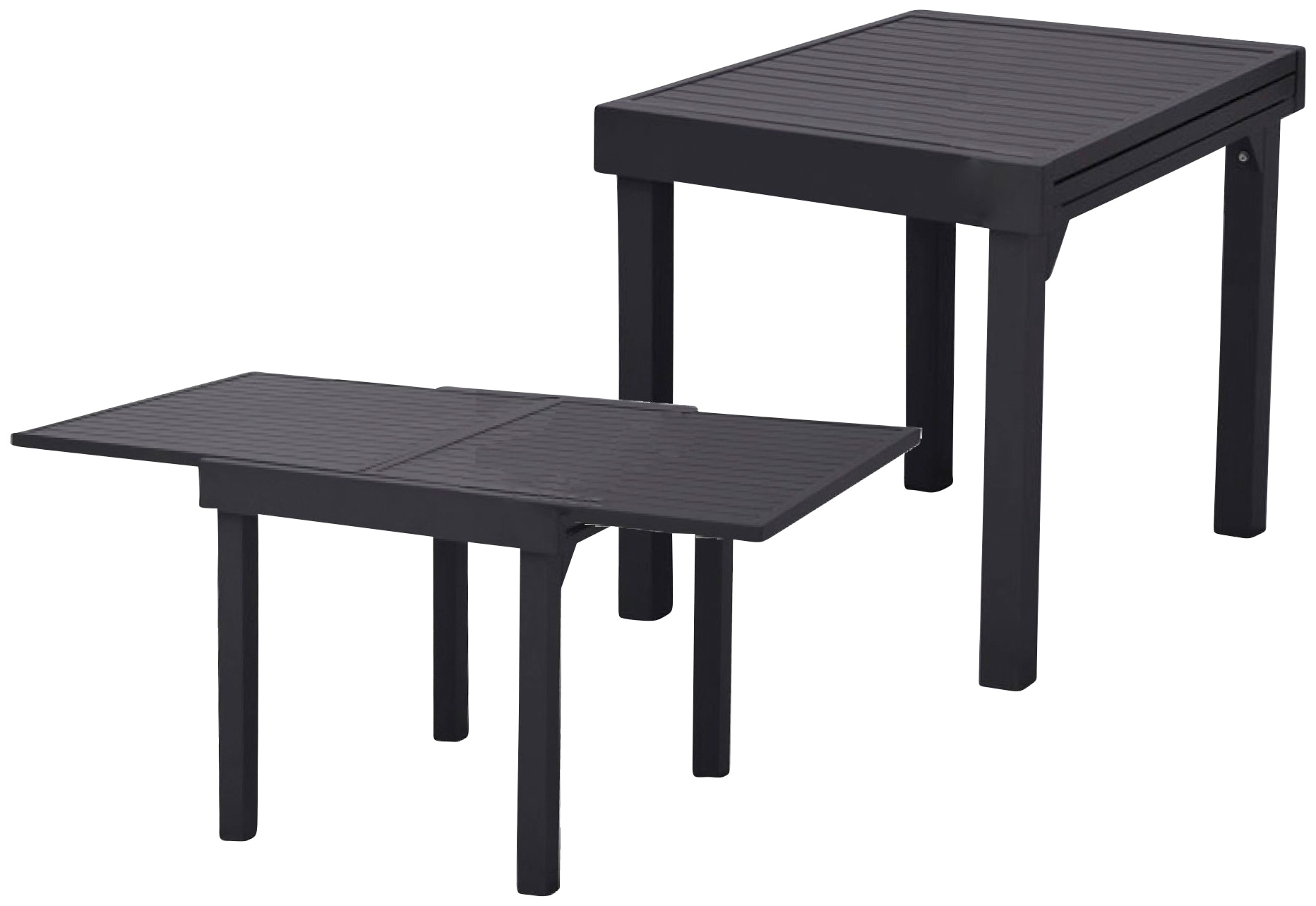 Gartentisch GARDEN PLEASURE "Elena", schwarz, B:65cm H:75cm T:65cm, Tische