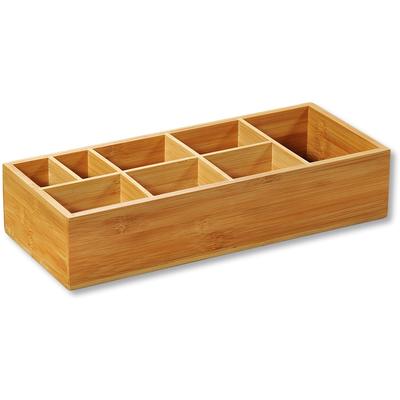 Organizer KESPER, braun, Aufbewahrungsboxen, Aufbewahrungsbox, FSC-zertifizierter Bambus Image