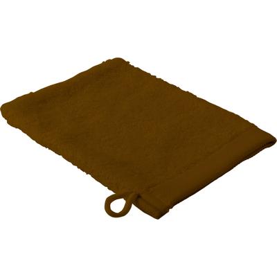 Waschhandschuh GOLD-LINE, braun, B:16cm L:22cm, Baumwolle, Handtücher (Packung) Image