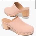 Madewell Shoes | Madewell Ayanna Wooden Clogs | Color: Pink | Size: 7.5