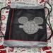 Disney Bags | Disney Parks Drawstring Backpack | Color: Black/Gray | Size: 17.5" Length X 14.5" Wide