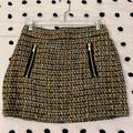J. Crew Skirts | Jcrew Multi-Color Tweed Mini Skirt | Color: Gold/Green | Size: 4