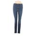 Hollister Jeggings - Mid/Reg Rise: Blue Bottoms - Women's Size 25 - Dark Wash