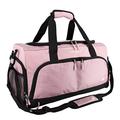 Ultimate Gym Bag 2.0: The Durable Crowdsource Designed Duffel Bag with 10 Optimal Compartments Including Water Resistant Pouch, Pink, Medium (20")