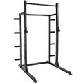 GYM MASTER GM2 Half Power Rack Squat Cage with Optional Weight Storage and Spotters
