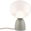 Tischleuchte "Hello", braun, Ø 30,00cm H: 42,00cm, DESIGN FOR THE PEOPLE, Lampen, Weiche, organische Form, verspieltes und einladendes Design